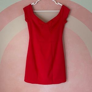 Red NBD x Revolve Rosie Dress